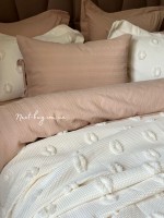 Легкое покрывало-пике Pepper Home Lena cream Турция 270x260 — изображение 5