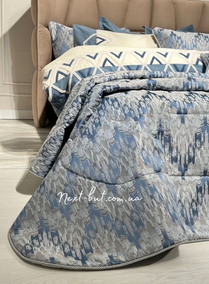 Елітне покривало Pepper Home Lorenzo Blue 270х260 Туреччина - Зображення 2