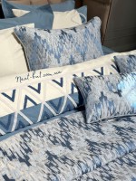 Елітне покривало Pepper Home Lorenzo Blue 270х260 Туреччина - Зображення 8