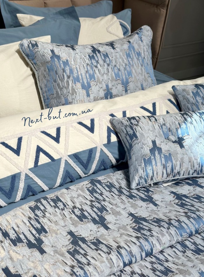 Елітне покривало Pepper Home Lorenzo Blue 270х260 Туреччина - Зображення 8