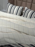 Постільна білизна Saheser Jade lacivert євро 200х220 - Зображення 8