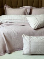 Постільна білизна Saheser Jasmin lila євро 200х220 jacquard - Зображення 7
