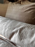 Постільна білизна Saheser Lucca bej євро 200х220 jacquard - Зображення 3