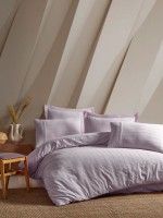 Постільна білизна Saheser Jasmin lila євро 200х220 jacquard - Зображення 9