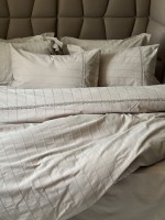 Постільна білизна Saheser Jasmin bej євро 200х220 jacquard - Зображення 9