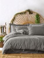 Постільна білизна Saheser Lucca gri євро 200х220 jacquard - Зображення 10