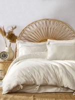 Постільна білизна Saheser Lucca krem євро 200х220 jacquard - Зображення 9