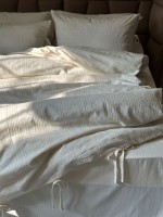 Постільна білизна Saheser Lucca krem євро 200х220 jacquard - Зображення 4