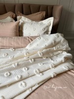 Постільна білизна Saheser Lucca bej євро 200х220 jacquard - Зображення 9
