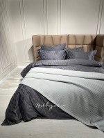 Легкий, вафельний плед-піке DO&CO Pike grey 220х240