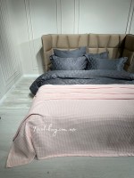 Легкий, вафельний плед-піке DO&CO Pike pink 220х240