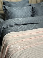 Легкий, вафельний плед-піке DO&CO Pike pink 220х240 - Зображення 3