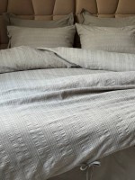 Постільна білизна Saheser Lucca gri євро 200х220 jacquard - Зображення 6