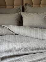 Постільна білизна Saheser Lucca gri євро 200х220 jacquard - Зображення 3