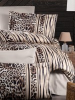 First Choice Leopard Brown постельное белье сатин семейный 160х220х2 — изображение 2