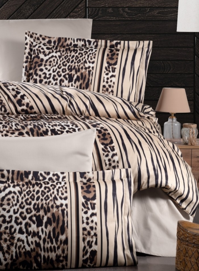 First Choice Leopard Brown постельное белье сатин семейный 160х220х2 — изображение 2