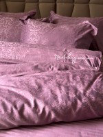 Бамбукова постільна білизна Maison D'or Alette Lilac 200x220см жакард - Зображення 3