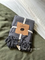 Натуральне, легке піке Saheser Bari grey євро Туреччина - Зображення 6