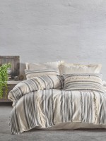 Постельное белье Saheser Nidus gri евро 200х220