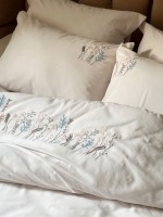 Постільна білизна з вишивкою Saheser Nilda євро 200х220 - Зображення 2