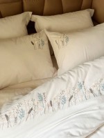 Постільна білизна з вишивкою Saheser Nilda євро 200х220 - Зображення 7