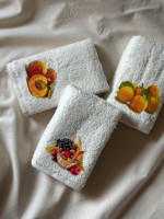Набор кухонных полотенец Merzuka Fruits and apricots 3шт. 30х50 — изображение 3