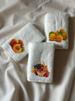 Набор кухонных полотенец Merzuka Fruits and apricots 3шт. 30х50