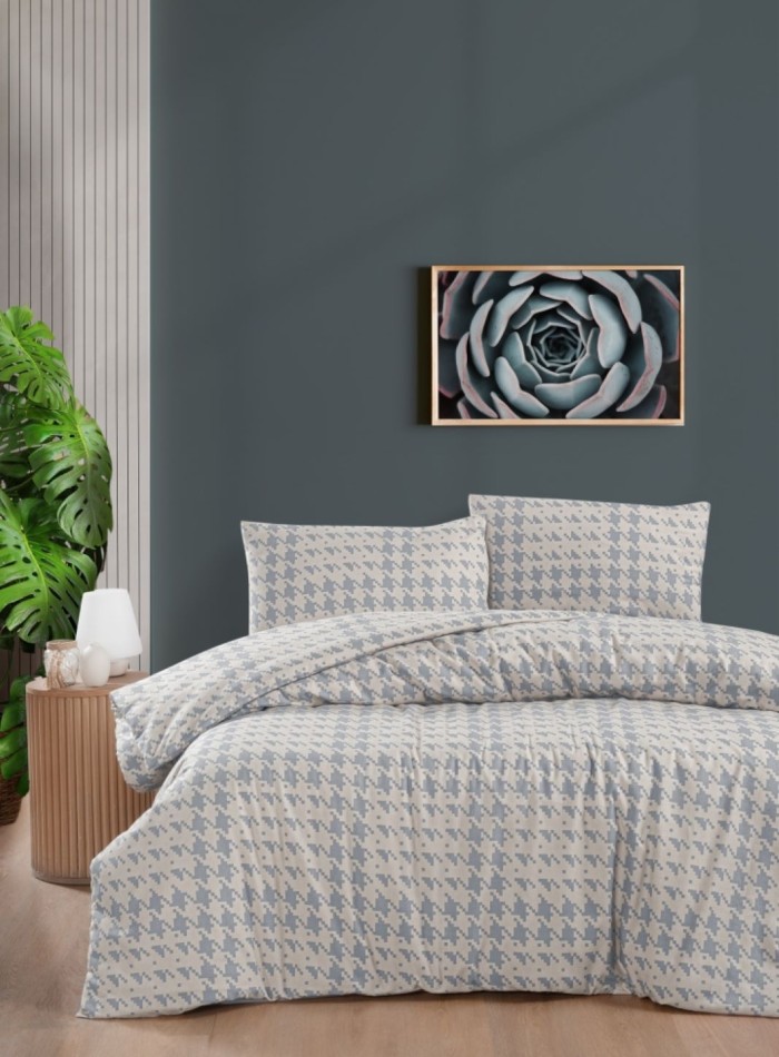 Постельное белье First Choice фланель Sadora beige евро 200х220 — изображение 6