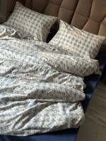 Постельное белье First Choice фланель Sadora beige евро 200х220 — изображение 3