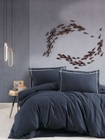 Постільна білизна First Choice фланель Soprano denim євро 200х220 - Зображення 5