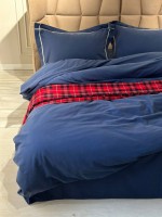 Постільна білизна First Choice фланель Soprano denim полуторна 160х220 - Зображення 6