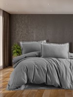 Постільна білизна First Choice фланель Soprano grey полуторна 160х220 - Зображення 7