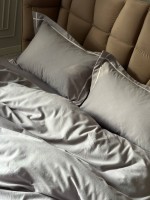 Постільна білизна First Choice фланель Soprano grey полуторна 160х220 - Зображення 5