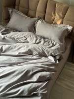 Постільна білизна First Choice фланель Soprano grey євро 200х220 - Зображення 6