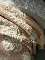 Муслиновое покрывало Saheser Forest beige евро Турция — изображение 6