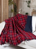 Плед Plaid Red бавовняний 220х240 Туреччина - Зображення 7