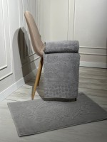 Комплект подарочных полотенец Cestepe Lux cotton 3шт. серый Турция — изображение 2