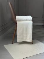 Комплект подарочных полотенец Cestepe Lux cotton 3шт. кремовый Турция — изображение 4
