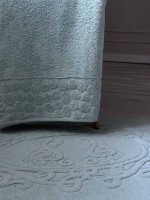 Комплект подарочных полотенец Cestepe Lux cotton 3шт. светло-зеленый Турция — изображение 2