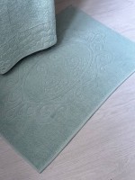 Комплект подарочных полотенец Cestepe Lux cotton 3шт. светло-зеленый Турция — изображение 3