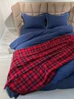 Плед Plaid Red бавовняний 220х240 Туреччина - Зображення 3