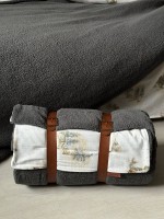 Зимний комплект постельного белья двухсторонний Wooden Grey полуторный Турция — изображение 4