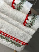Новогодний набор махровых полотенец La Maison Fersa 3шт. — изображение 6