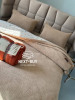 Зимний комплект постельного белья двухсторонний Wooden Kahve полуторный Турция — изображение 7