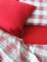 Зимовий комплект постільної білизни двосторонній Cozy Kirmizi полуторний Туреччина - Зображення 8