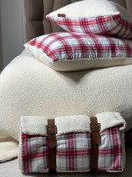 Зимовий комплект постільної білизни двосторонній Cozy Ecru полуторний Туреччина - Зображення 2