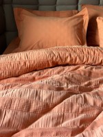 Постільна білизна Saheser Salmon orange євро 200х220 - Зображення 3