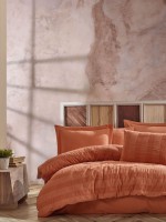 Постільна білизна Saheser Salmon orange євро 200х220 - Зображення 8