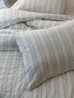 Постельное белье Thin Line Mint 200x220 из вареного хлопка — изображение 3