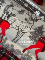 Постільна білизна First Choice Flannel Happiness Red сімейна 160х220х2 - Зображення 5